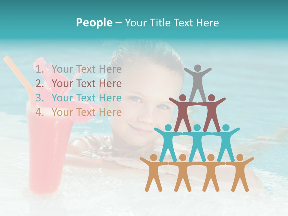 Water Happy Outdoors PowerPoint Template