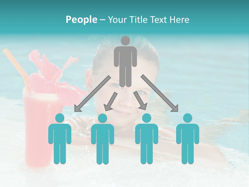 Water Happy Outdoors PowerPoint Template