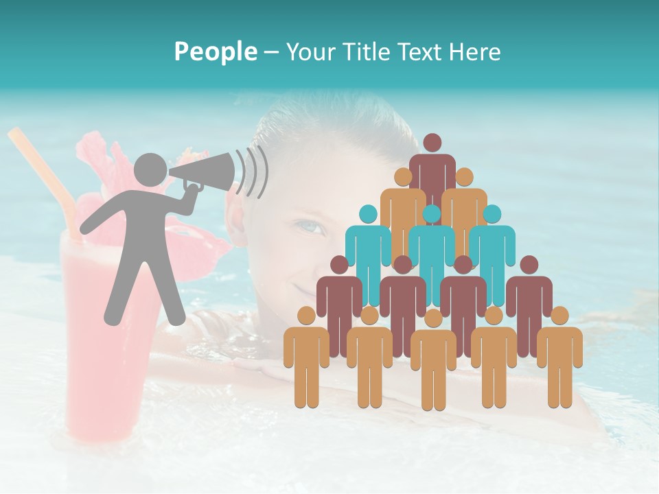 Water Happy Outdoors PowerPoint Template