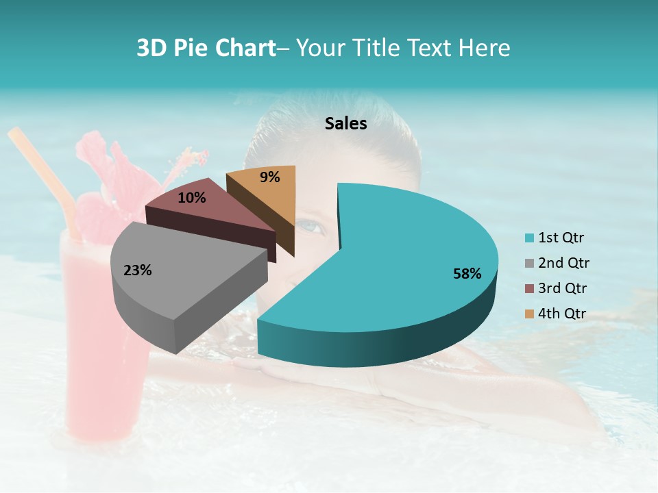 Water Happy Outdoors PowerPoint Template