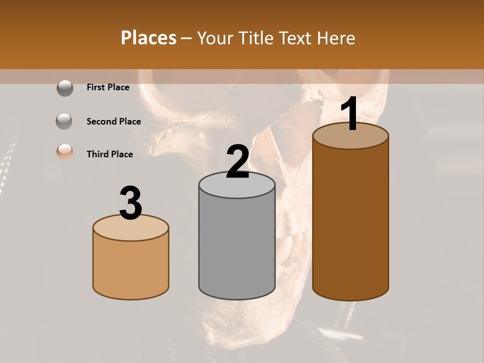 Skeleton Cyborg Death PowerPoint Template