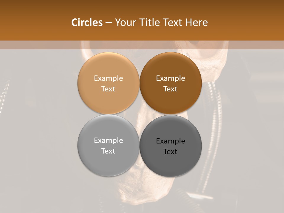 Skeleton Cyborg Death PowerPoint Template