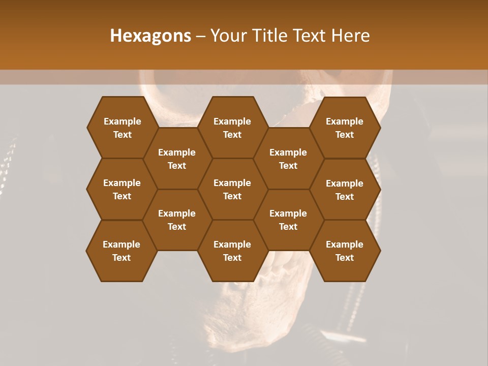 Skeleton Cyborg Death PowerPoint Template