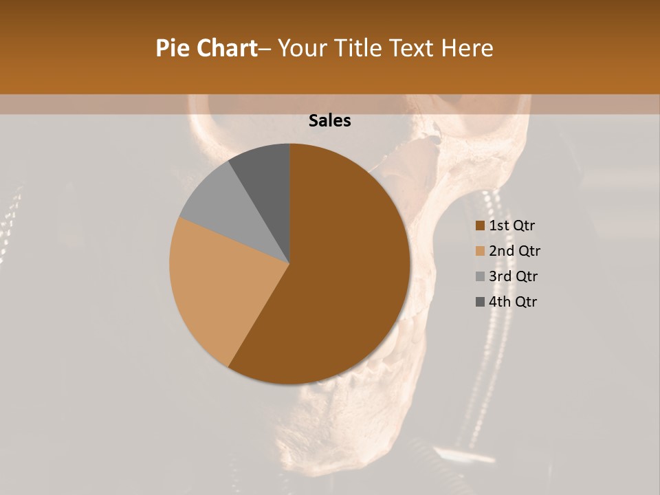 Skeleton Cyborg Death PowerPoint Template