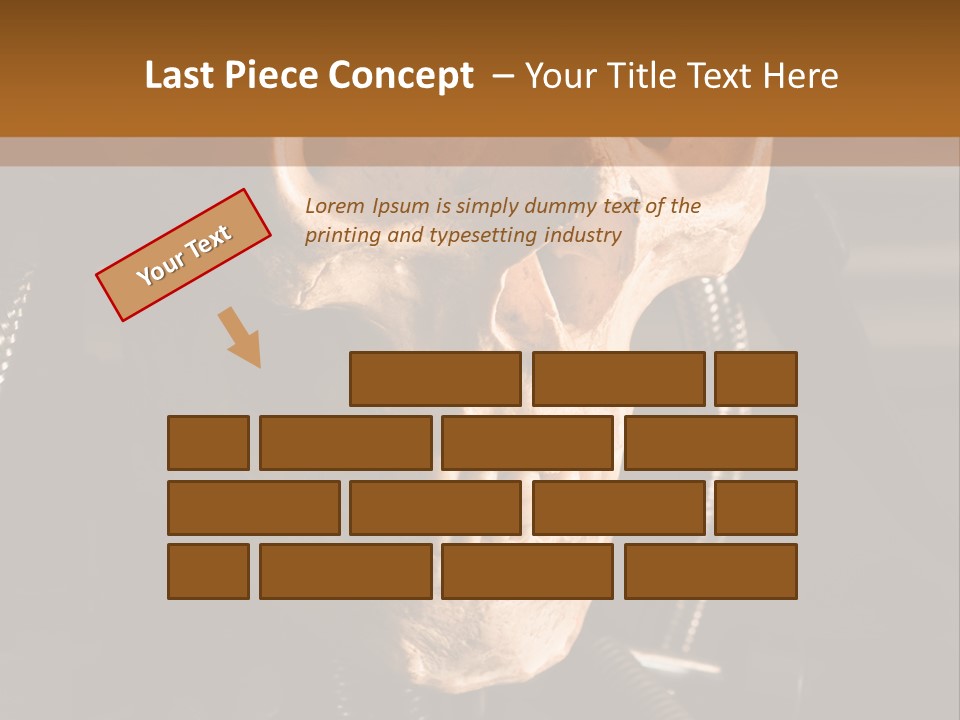 Skeleton Cyborg Death PowerPoint Template