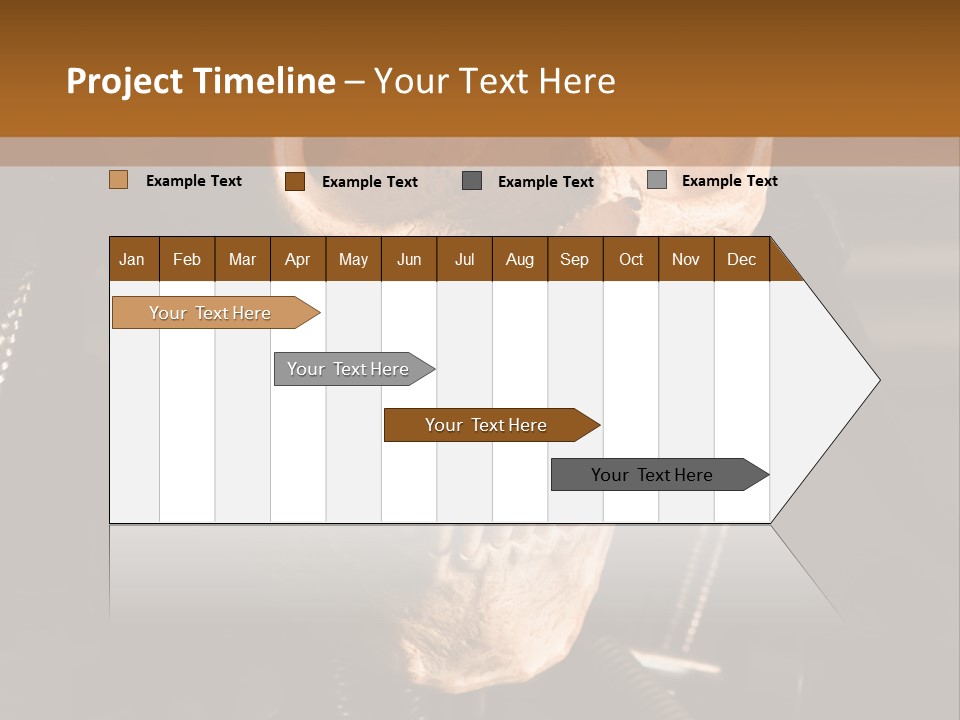 Skeleton Cyborg Death PowerPoint Template