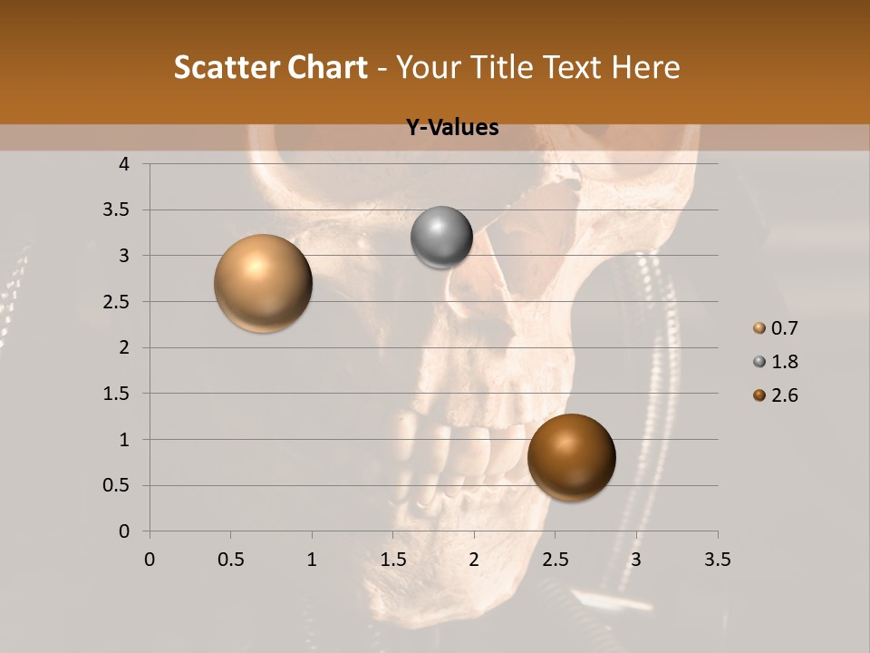 Skeleton Cyborg Death PowerPoint Template