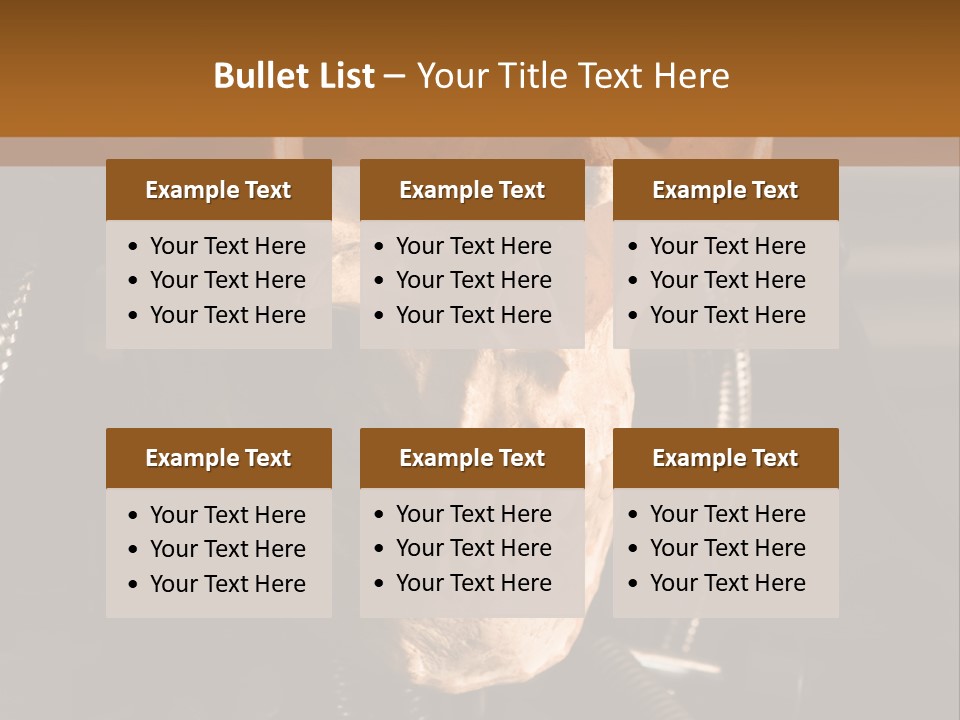 Skeleton Cyborg Death PowerPoint Template