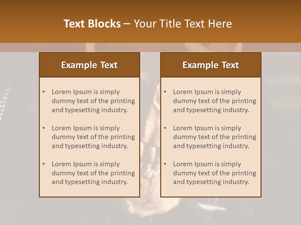 Skeleton Cyborg Death PowerPoint Template