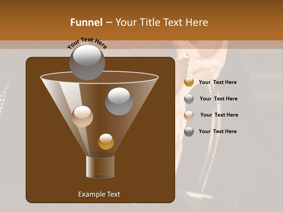 Skeleton Cyborg Death PowerPoint Template