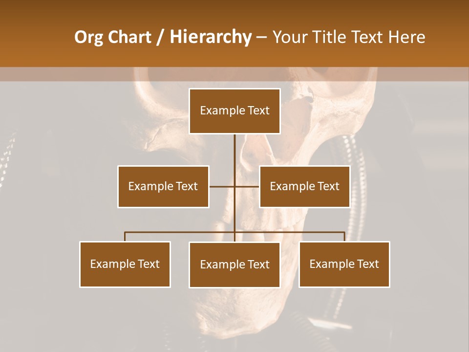 Skeleton Cyborg Death PowerPoint Template