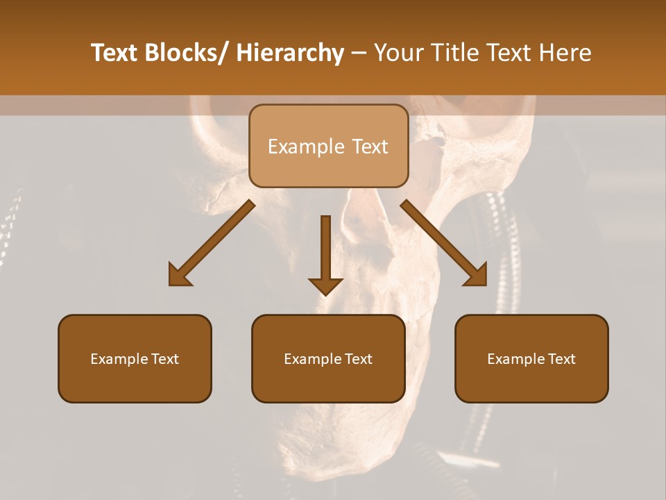 Skeleton Cyborg Death PowerPoint Template