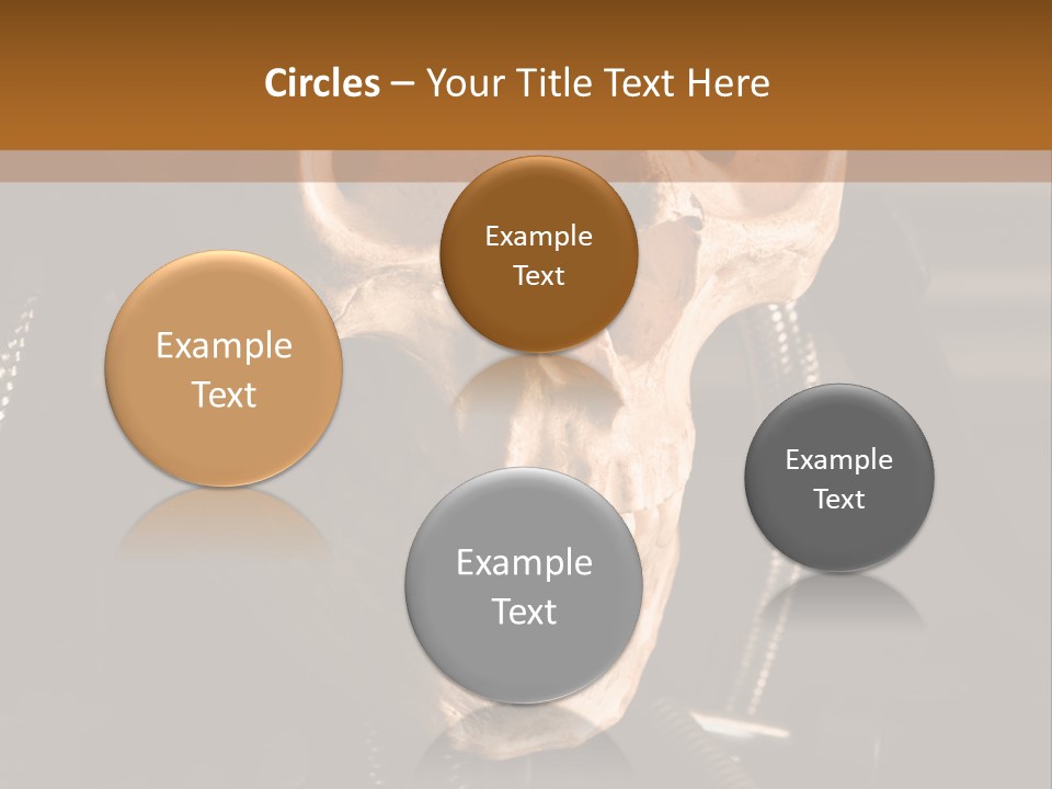 Skeleton Cyborg Death PowerPoint Template
