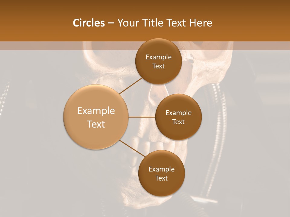 Skeleton Cyborg Death PowerPoint Template