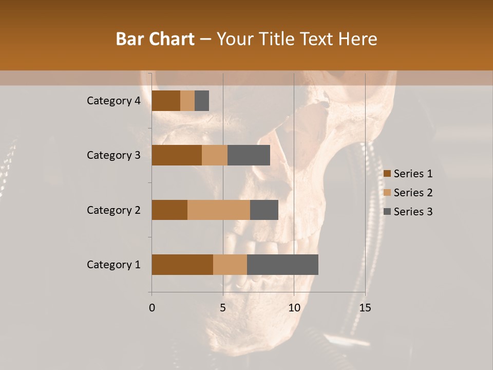 Skeleton Cyborg Death PowerPoint Template