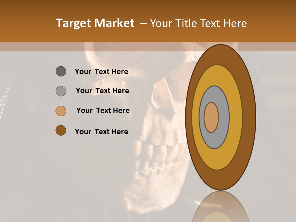 Skeleton Cyborg Death PowerPoint Template