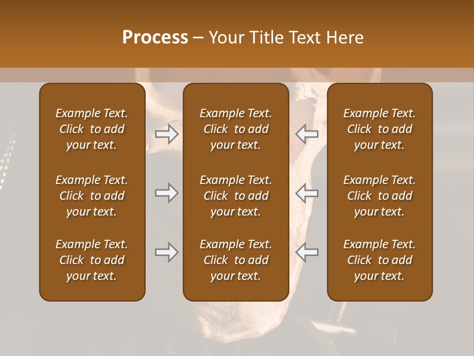 Skeleton Cyborg Death PowerPoint Template