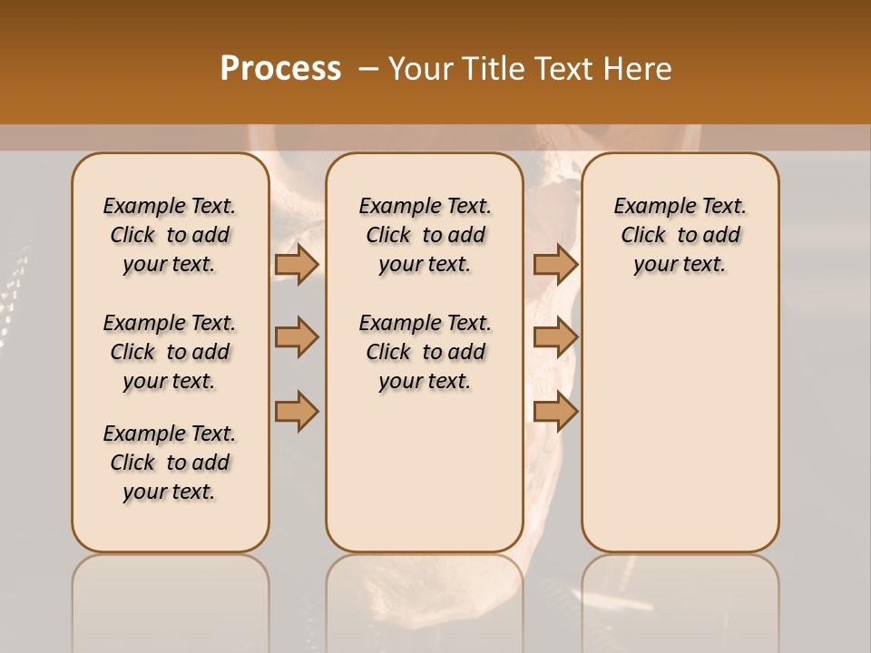 Skeleton Cyborg Death PowerPoint Template
