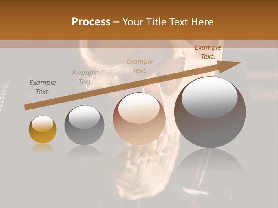Skeleton Cyborg Death PowerPoint Template