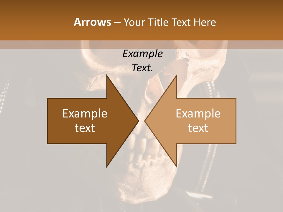 Skeleton Cyborg Death PowerPoint Template