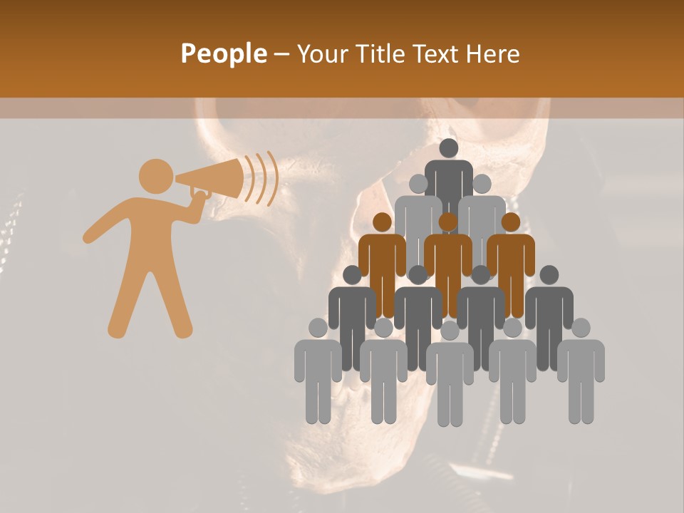 Skeleton Cyborg Death PowerPoint Template