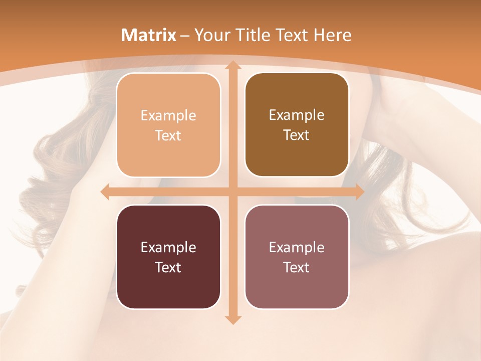 Face Gorgeous Closeup PowerPoint Template