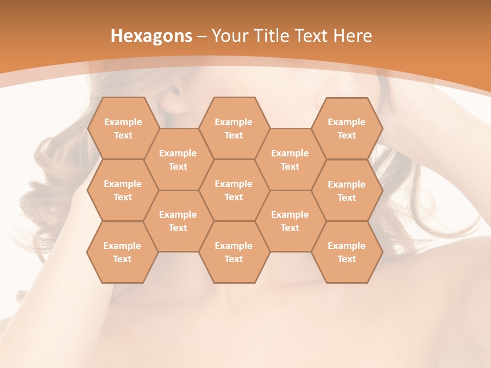 Face Gorgeous Closeup PowerPoint Template