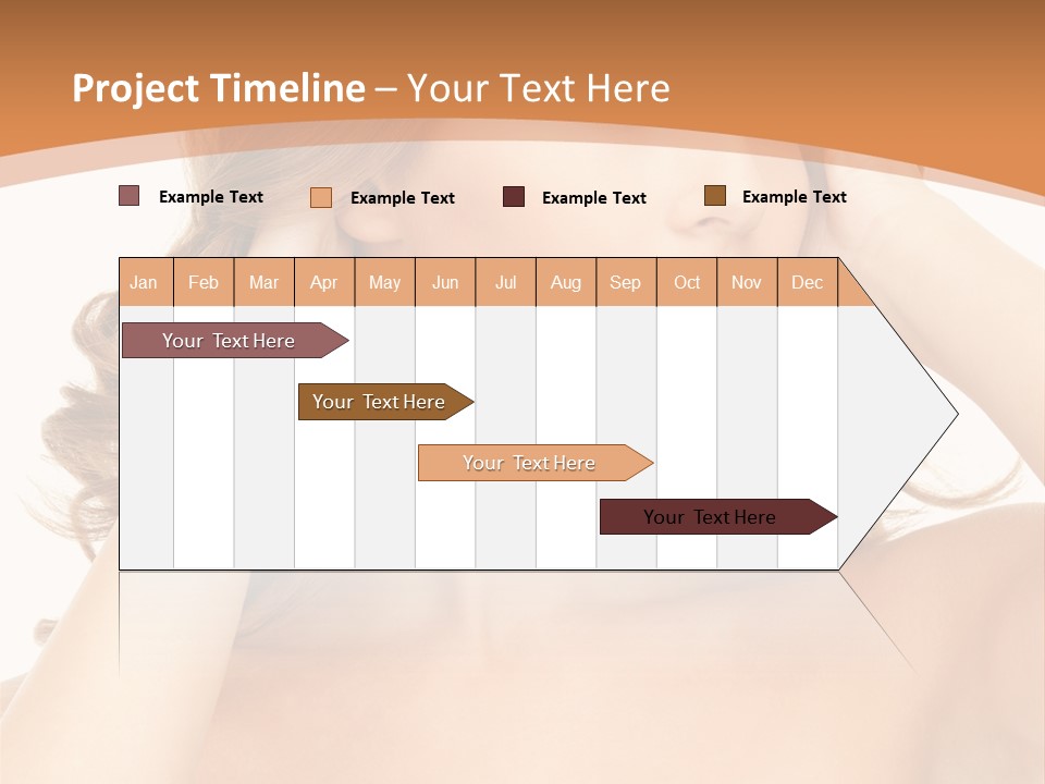 Face Gorgeous Closeup PowerPoint Template