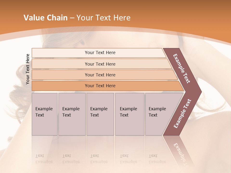 Face Gorgeous Closeup PowerPoint Template