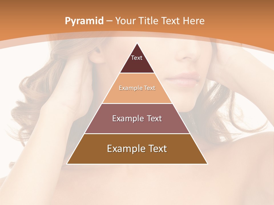 Face Gorgeous Closeup PowerPoint Template