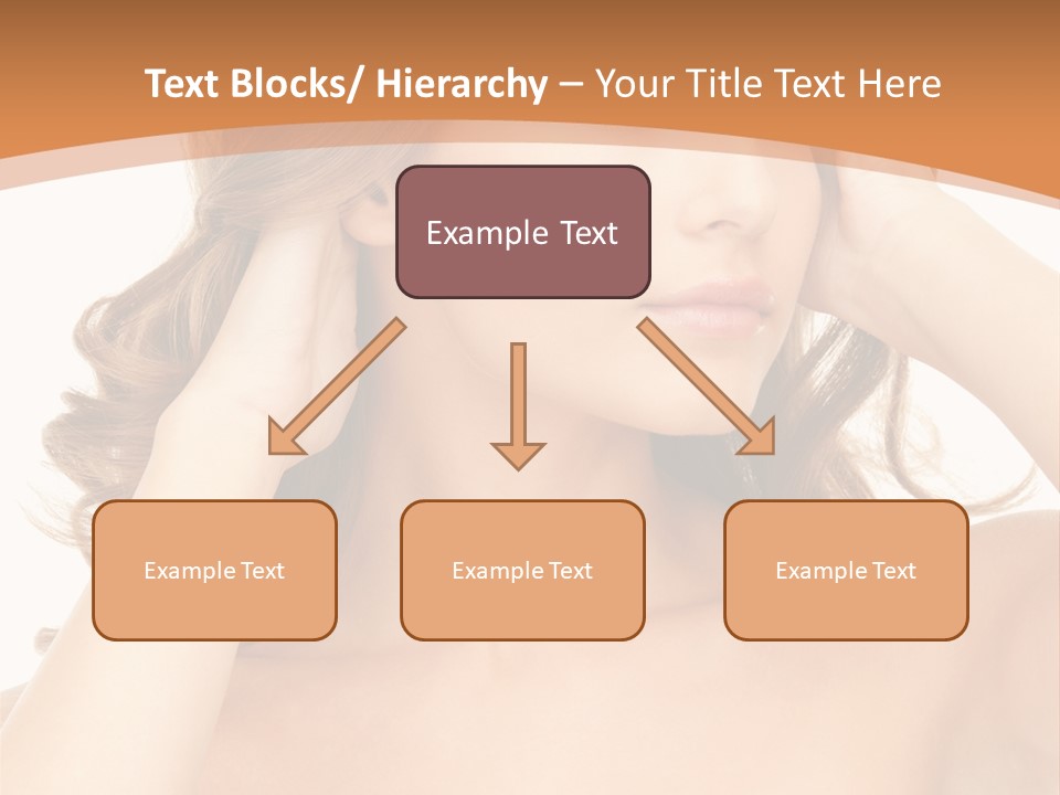 Face Gorgeous Closeup PowerPoint Template