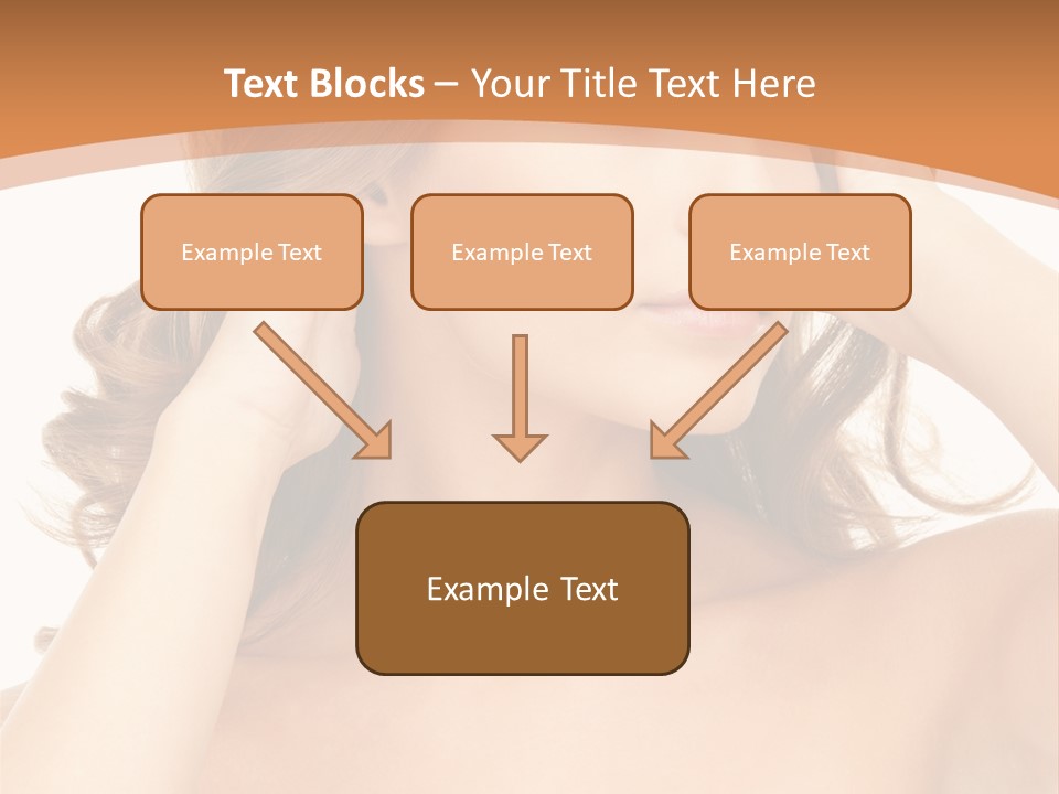 Face Gorgeous Closeup PowerPoint Template