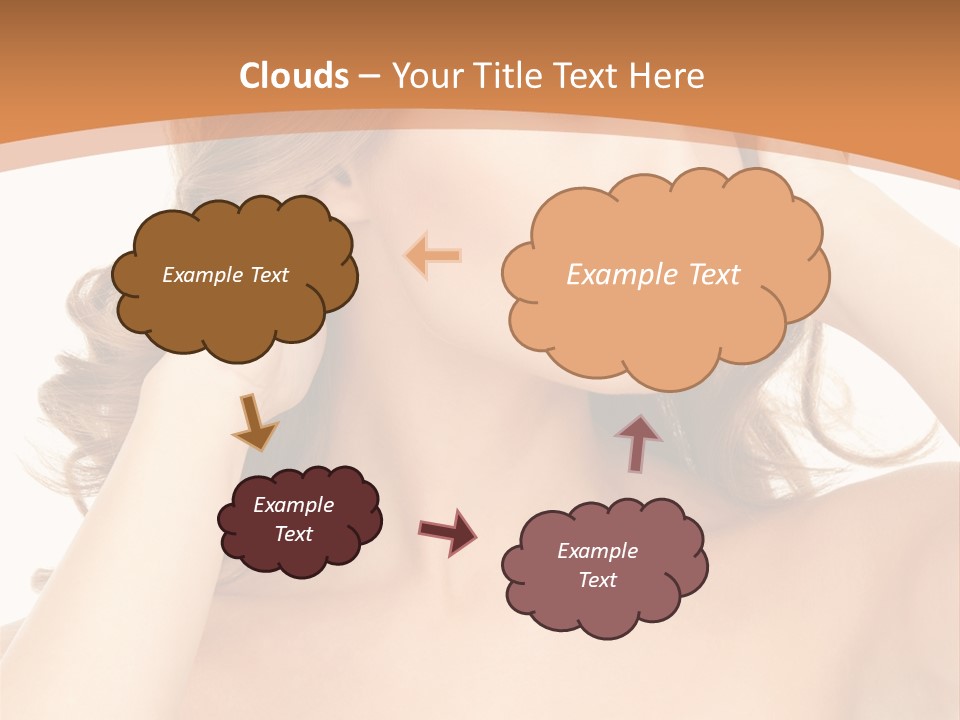 Face Gorgeous Closeup PowerPoint Template