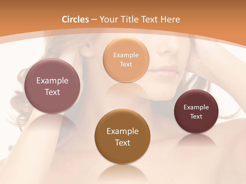 Face Gorgeous Closeup PowerPoint Template