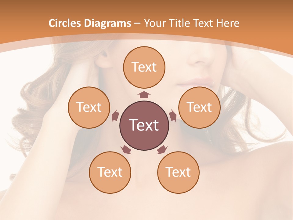 Face Gorgeous Closeup PowerPoint Template