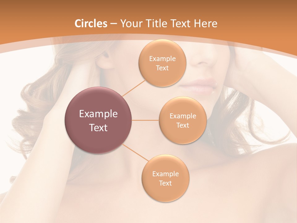 Face Gorgeous Closeup PowerPoint Template