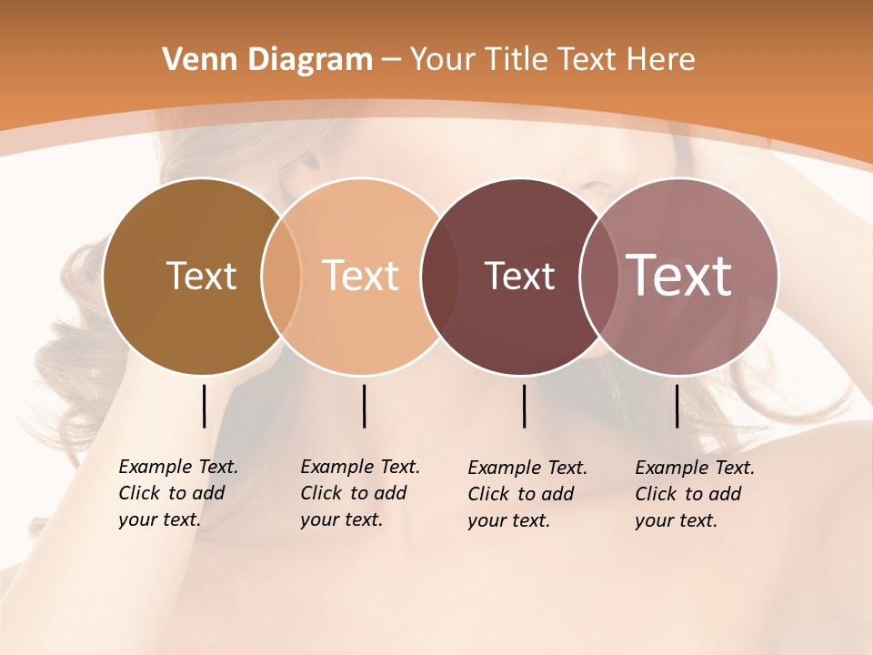 Face Gorgeous Closeup PowerPoint Template