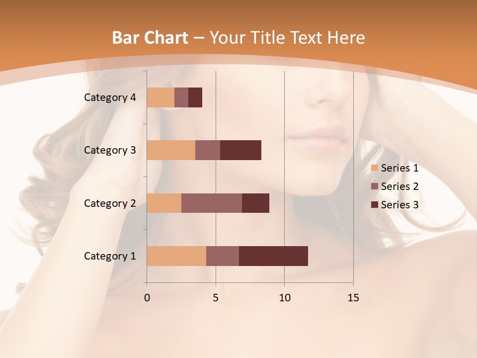 Face Gorgeous Closeup PowerPoint Template