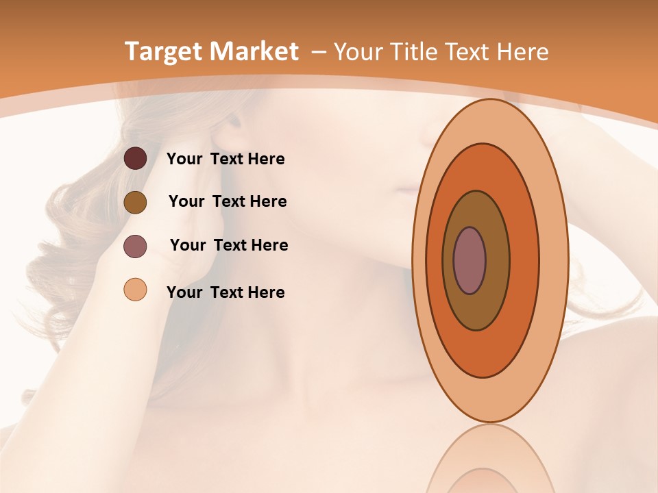 Face Gorgeous Closeup PowerPoint Template