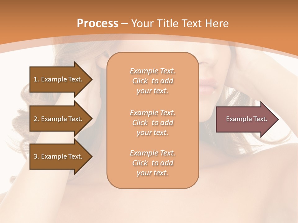 Face Gorgeous Closeup PowerPoint Template