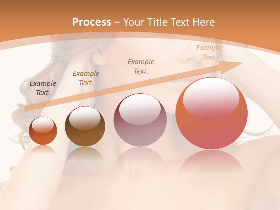 Face Gorgeous Closeup PowerPoint Template