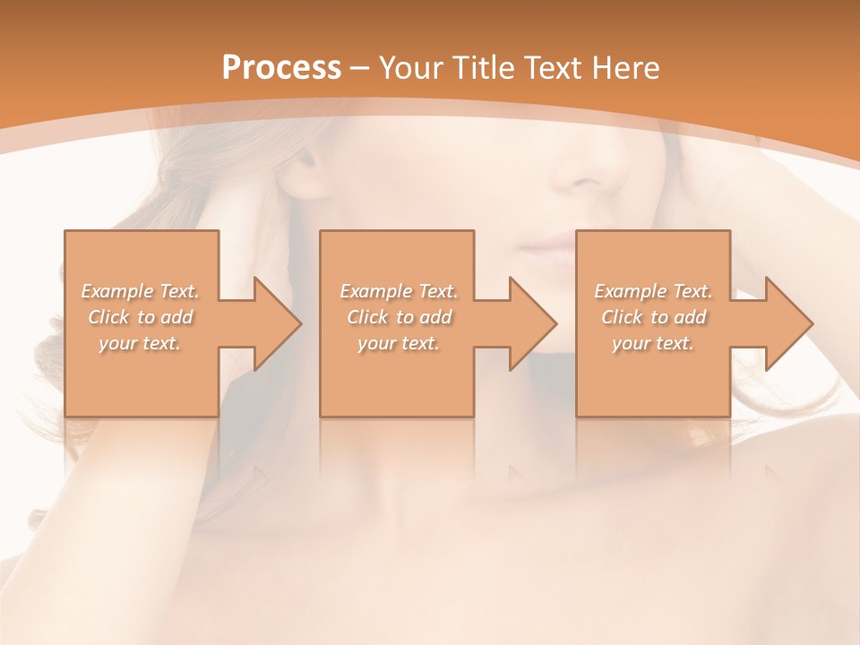Face Gorgeous Closeup PowerPoint Template
