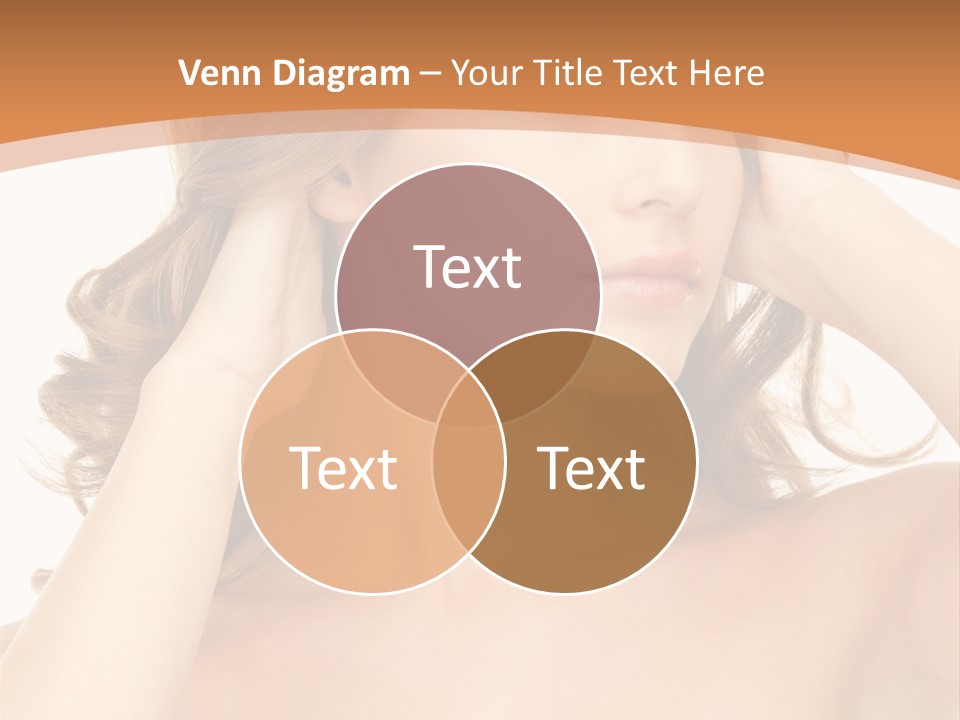 Face Gorgeous Closeup PowerPoint Template