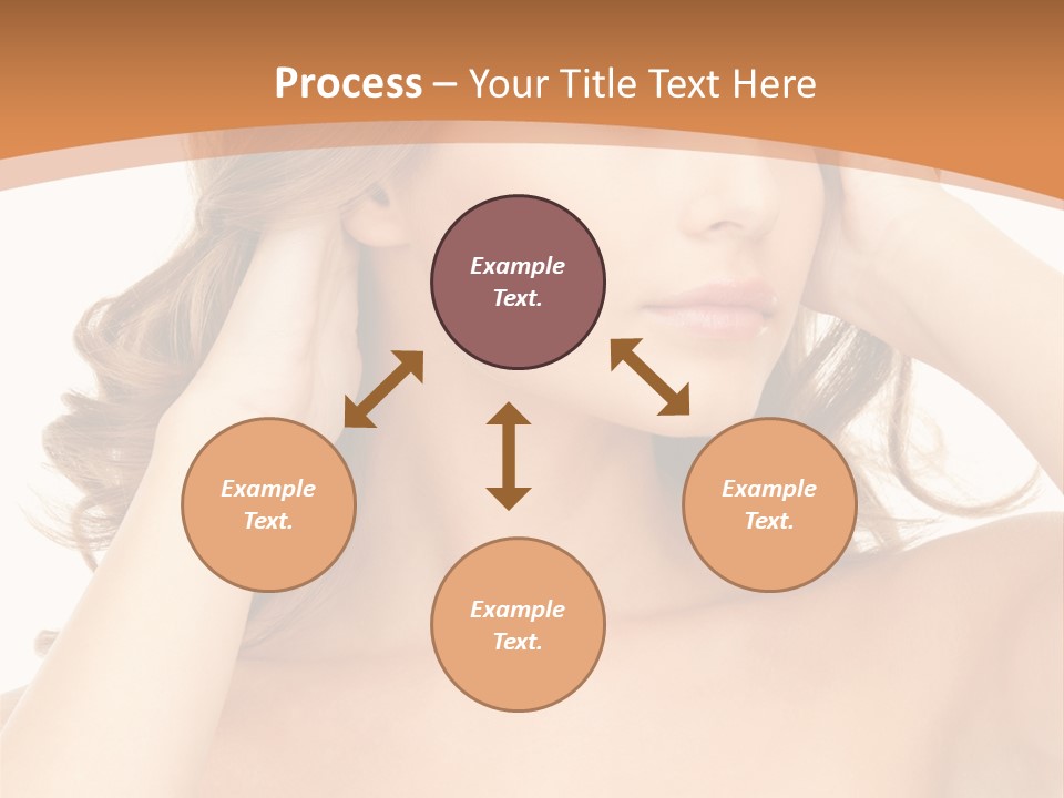 Face Gorgeous Closeup PowerPoint Template