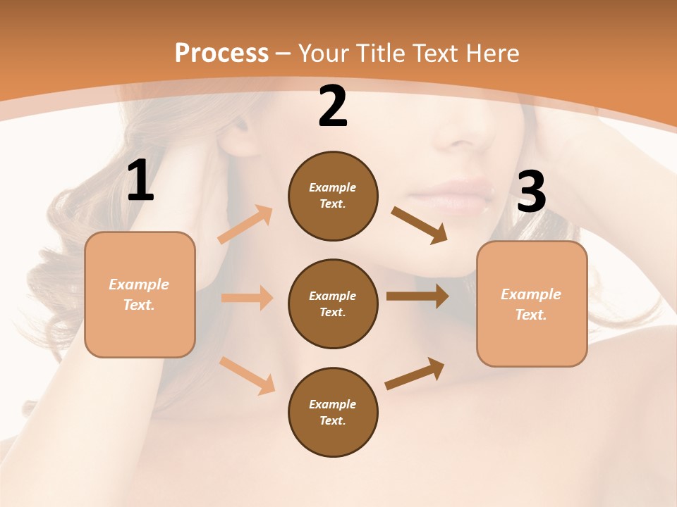 Face Gorgeous Closeup PowerPoint Template