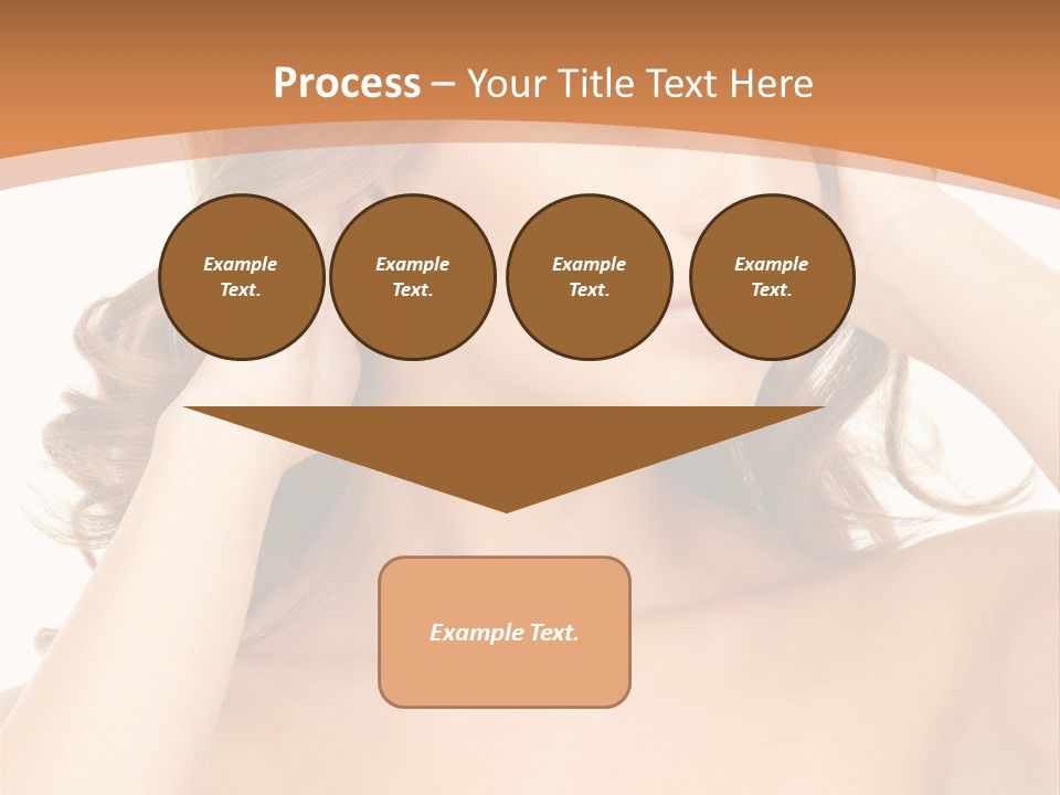 Face Gorgeous Closeup PowerPoint Template