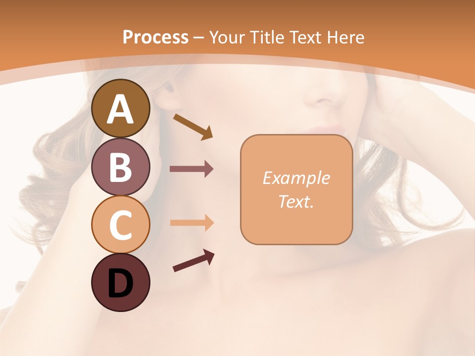 Face Gorgeous Closeup PowerPoint Template