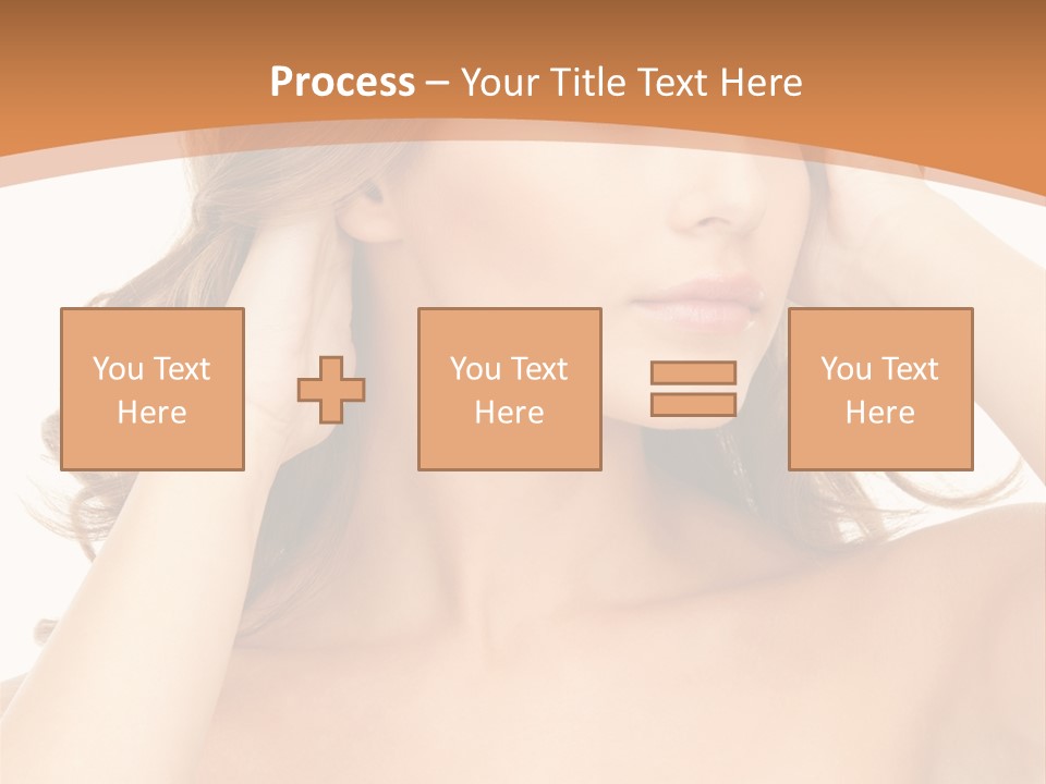 Face Gorgeous Closeup PowerPoint Template