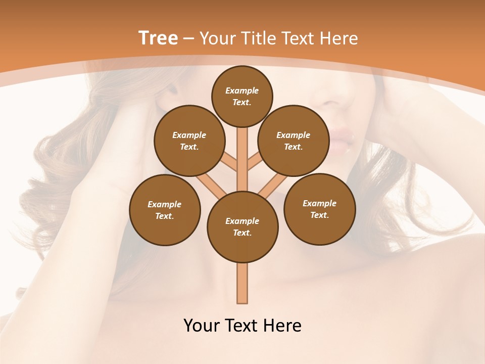 Face Gorgeous Closeup PowerPoint Template