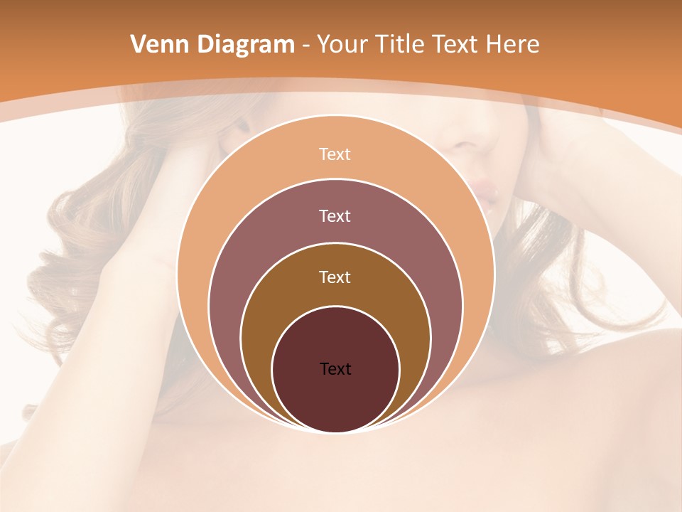 Face Gorgeous Closeup PowerPoint Template